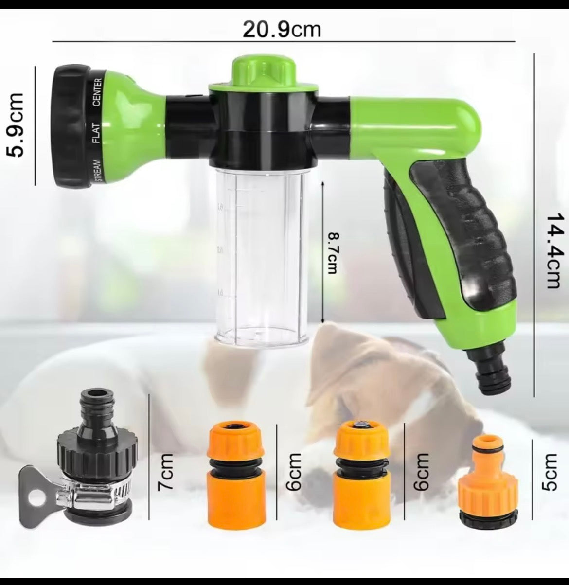Dog sprayer washer