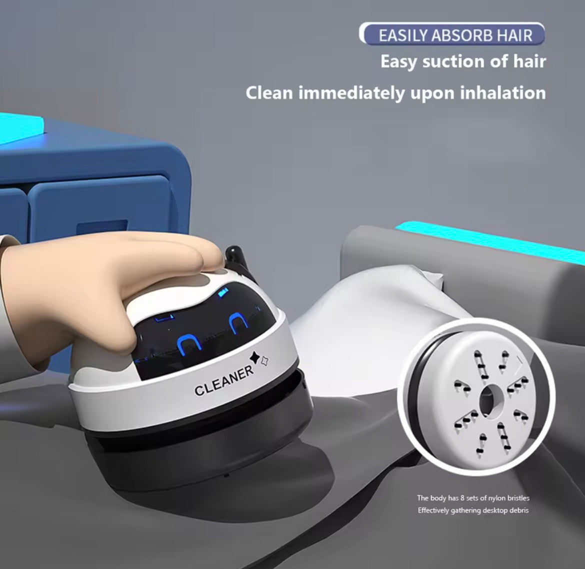 Vacuum Cleaner for Home Office Table Sweeper Desktop Cleaner Mini Vacuum Cleaner USB Rechargeable Wireless Car Vacuum Cleaner